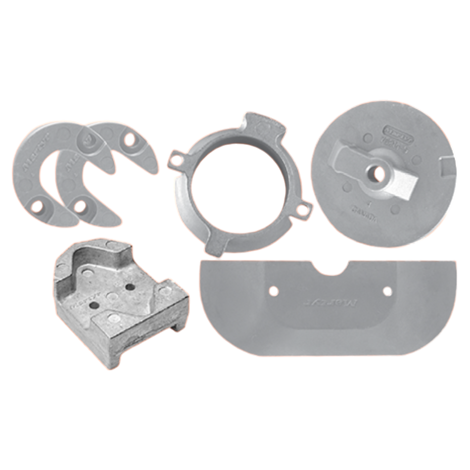 Kit D'Anodes Volvo Penta Pour Transmission - Aluminium - Marque Martyr - Neuf