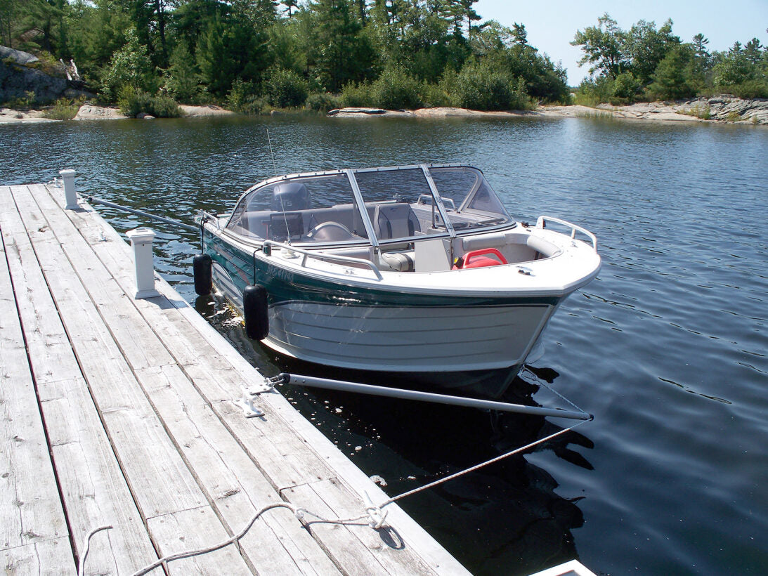 Center Hole Boat Fender - Black