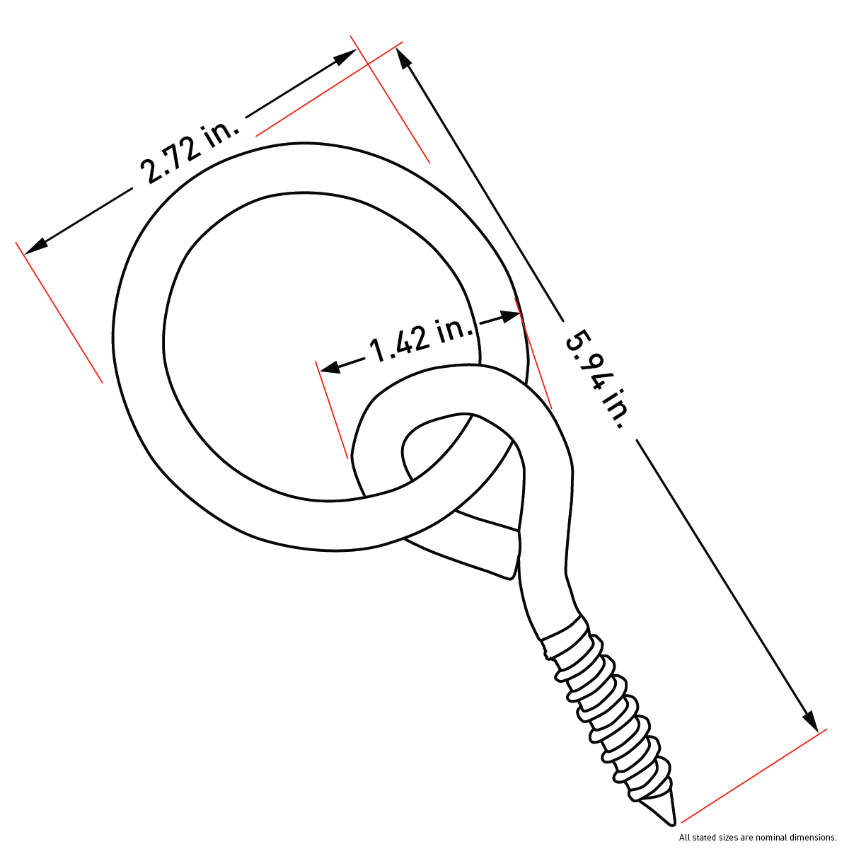 Dock Edge Screw-In Dock Ring DE87110F