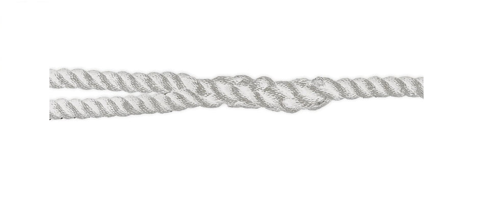 Three Strand Dock Line White