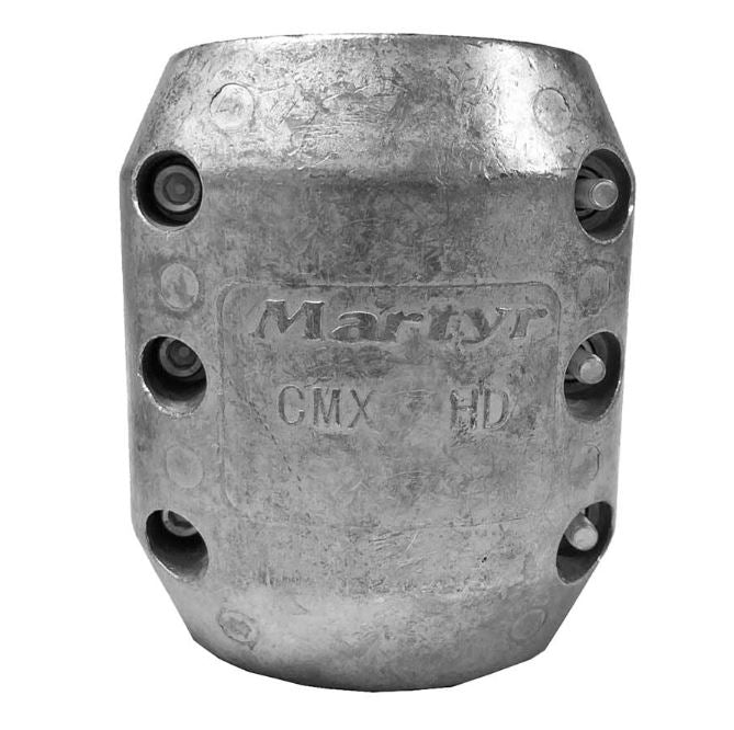 Martyr Heavy Duty 6 Bolt Streamline Shaft Anodes Zinc (Imperial)