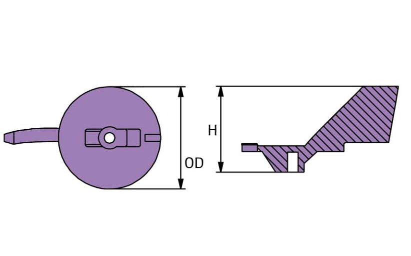 Martyr 67F4537100 Yamaha Anode
