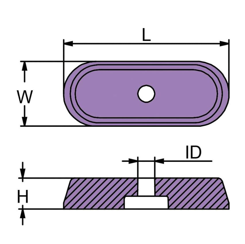 Martyr 68T4525100 Yamaha Anode