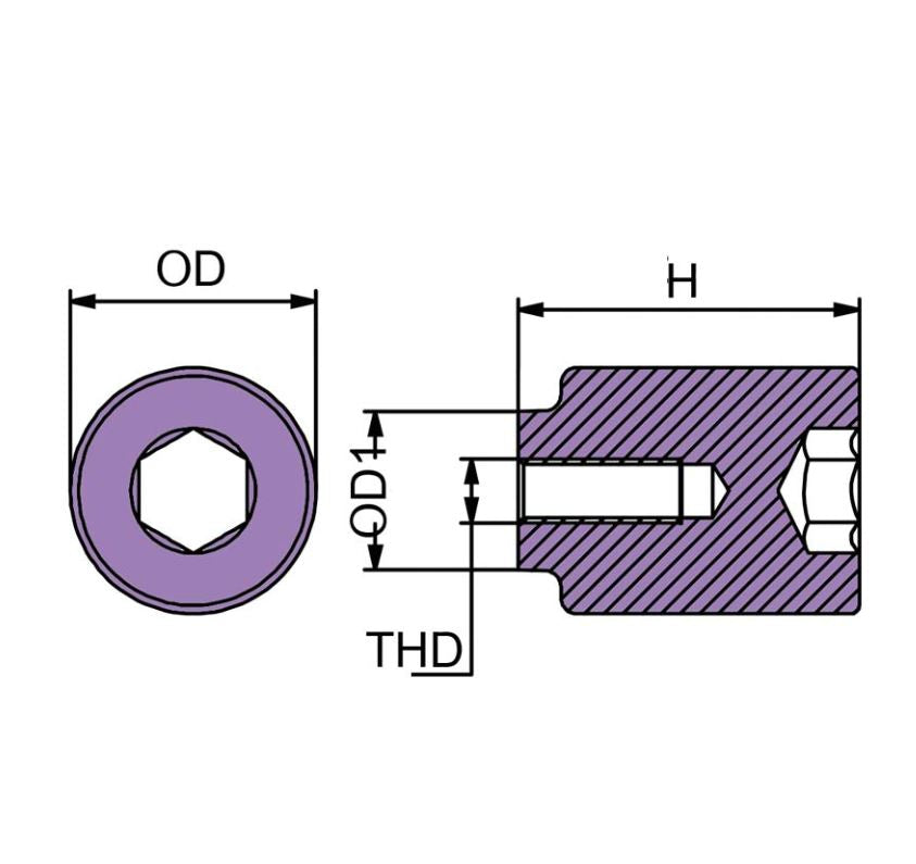 Martyr 68V1132501 Yamaha Anode