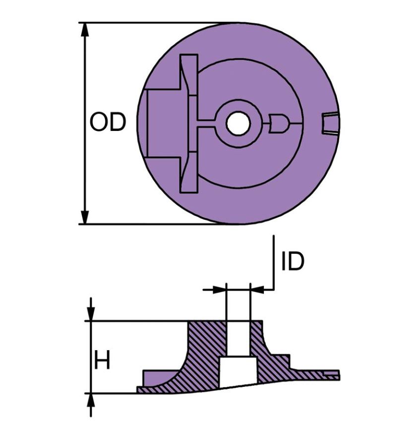 Martyr 6AW4561900 Yamaha Anode