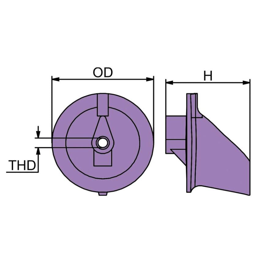 Martyr 6E54537101 Yamaha Anode