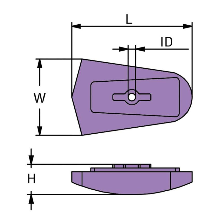 Martyr 6G14525103 Yamaha Anode