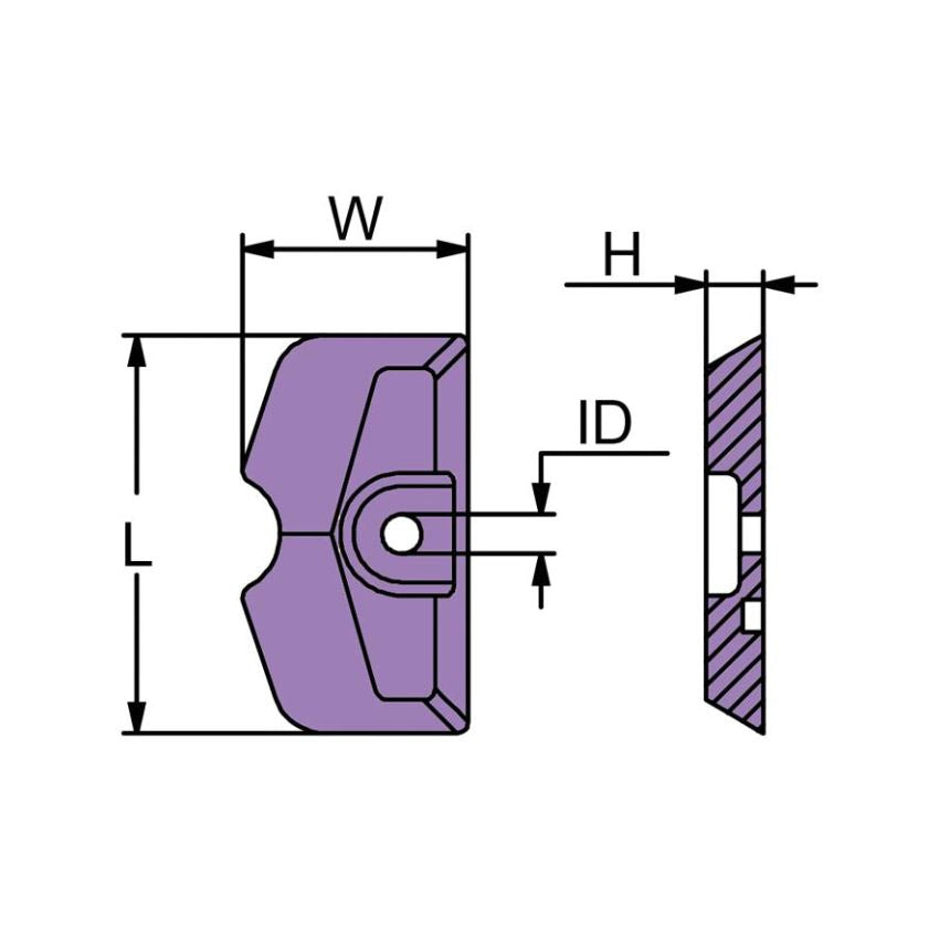 Martyr 6L54525102 Yamaha Anode