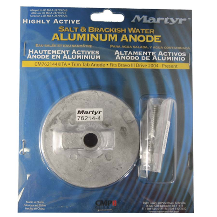 Mercruiser 97-762144 Anode Kit Martyr CM762144KIT (Aluminum & Magnesium Options)