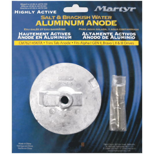 Mercruiser & Mercury 97-76214Q5 Anode Kit Martyr CM762145KIT (Aluminum & Magnesium Options)