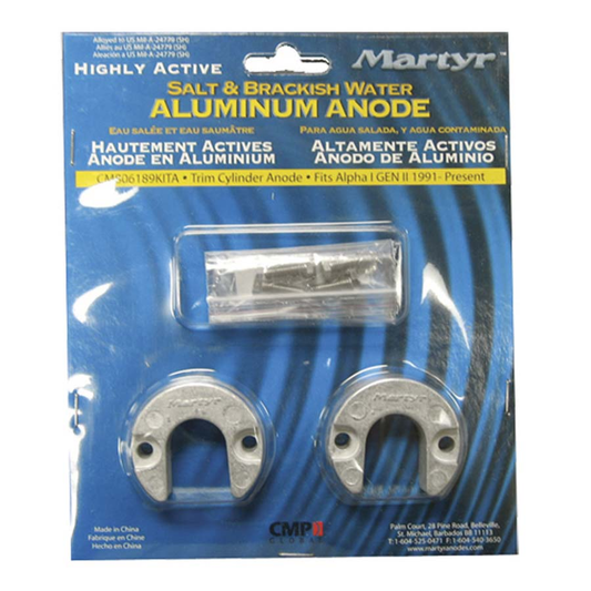 Mercruiser 97-806189Q1 Anode Kit Martyr CM806189KIT (Aluminum & Magnesium Options)