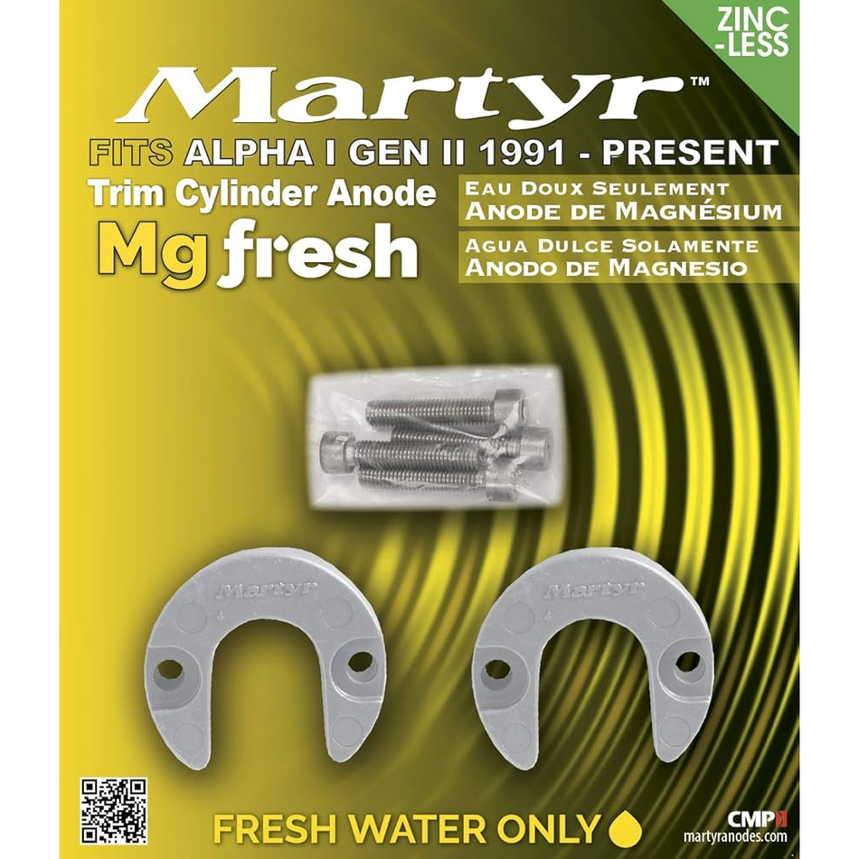 Mercruiser 97-806189Q1 Anode Kit Martyr CM806189KIT (Aluminum & Magnesium Options)