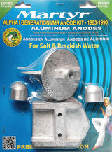 Mercruiser Alpha 1 Gen 1 Anode Kit Replacement Martyr CMALPHAGEN1KIT (Aluminum, Zinc & Magnesium Options)
