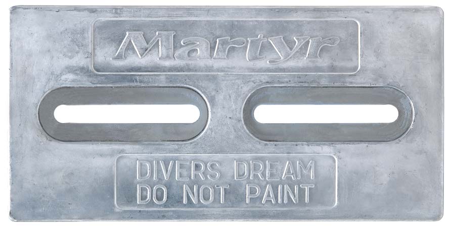 Martyr Divers Dream Mini Heavy 6" x 4" x 1"  Hull Anode