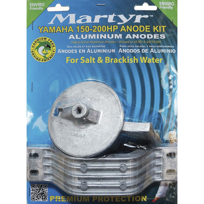 Yamaha Outboard 150-200 HP Anode Kit Martyr CMY150KIT (Aluminum & Magnesium Options)