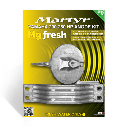 Yamaha Outboard 200-250 HP Anode Kit Martyr CMY200250KIT (Aluminum & Magnesium Options)