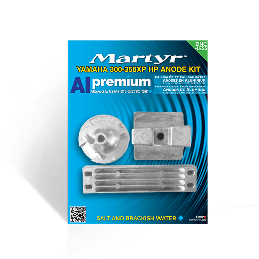 Yamaha Outboard 300-350 HP Anode Kit Martyr CMY300350XPKIT (Aluminum, Zinc & Magnesium Options)