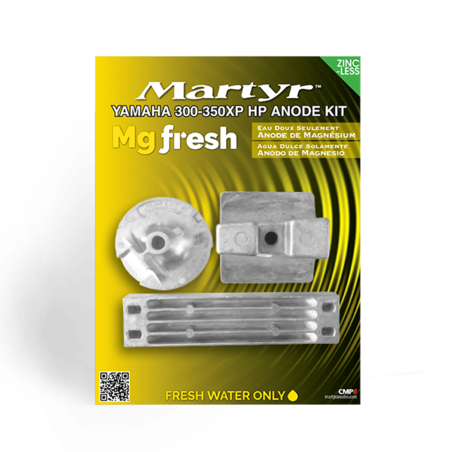 Yamaha Outboard 300-350 HP Anode Kit Martyr CMY300350XPKIT (Aluminum, Zinc & Magnesium Options)