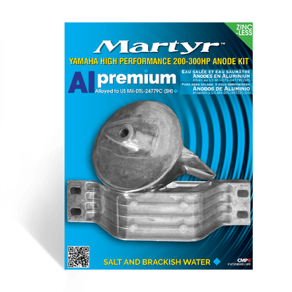 Yamaha Outboard 200-300 HP Anode Kit Martyr CMYHP200300KIT (Aluminum & Magnesium Options)