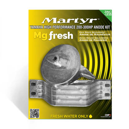 Yamaha Outboard 200-300 HP Anode Kit Martyr CMYHP200300KIT (Aluminum & Magnesium Options)