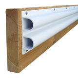 Dock Edge Air Cushion Double D Bumper Profile (2 Colors)