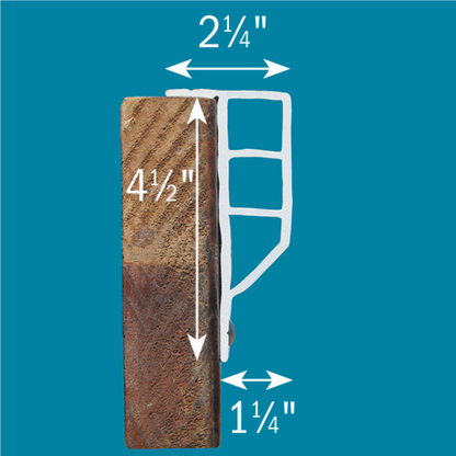 Dock Edge Standard PVC Full Face Bumper Profile 16FT or 24FT (4 Colors)