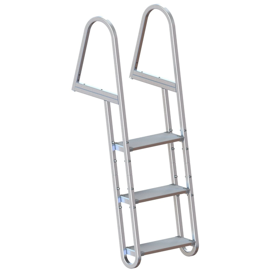 Dock Ladder - Dock Edge Quick Release Aluminum Stand-Off 3, 4, 5 & 7 Step Options