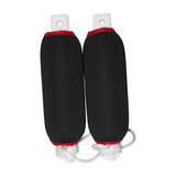 Twin Eye Boat Fenders - 2-Pack with cover and fender line