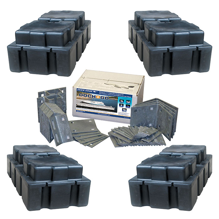 Dock Edge+ 6FT X 12FT Dock2Go DIY Floating Dock Kit with Floats