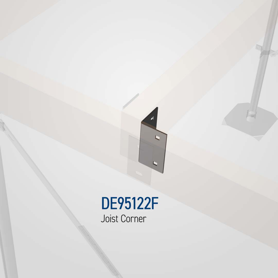 Dock Edge Stationary Dock Joist Corner Bracket DE95122F
