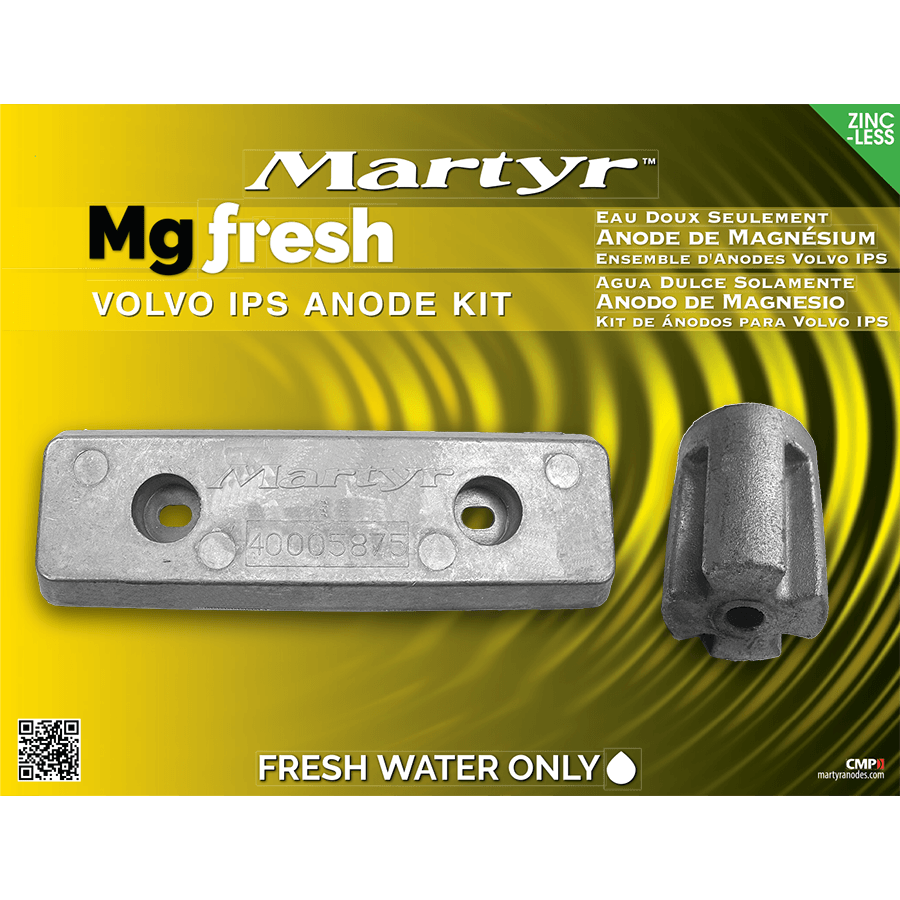 Volvo Penta IPS Sterndrive Anode Kit Martyr CMVPIPSKIT (Aluminum, Zinc & Magnesium Options)