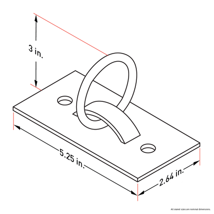 Dock Edge Mooring Ring DE87108F