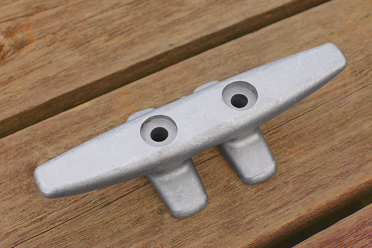 Dock Edge Aluminum Open Base Cleats - (4 sizes)