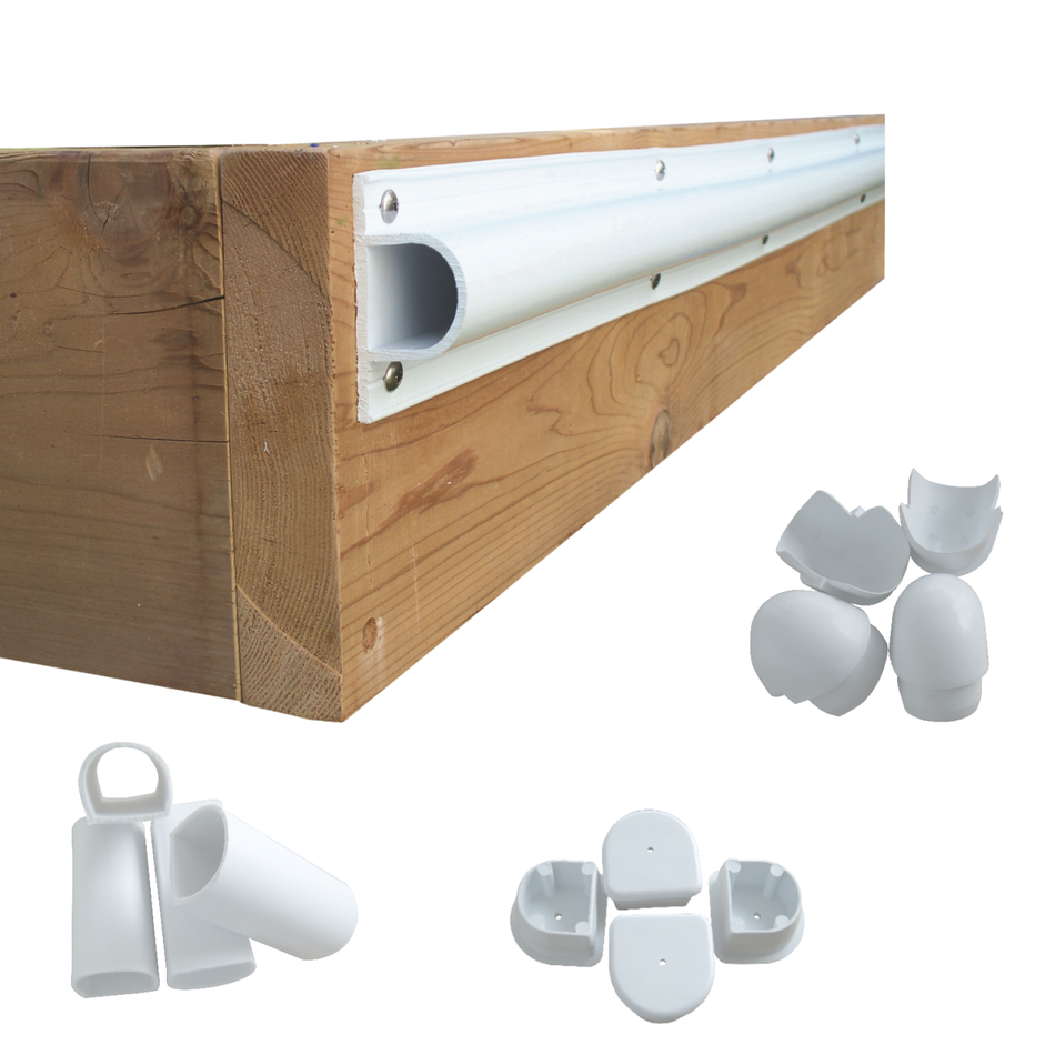 Dock Edge Air Cushion Single D Bumper Profile