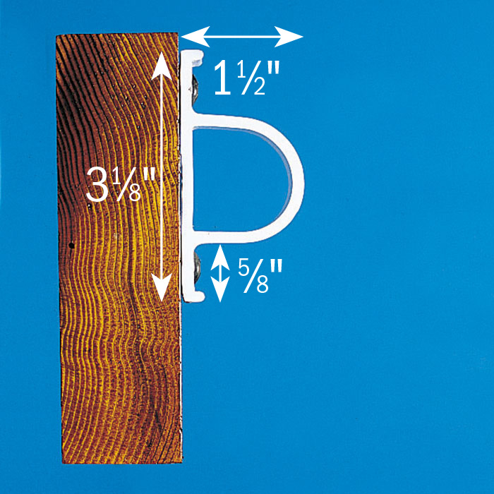 Dock Edge Air Cushion Single D Bumper Profile