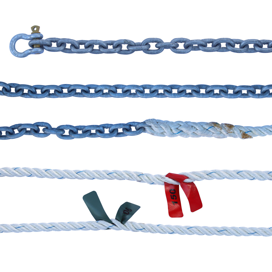 Titan Rope/Chain Anchor Rode 3 Strand - 5/16in Chain