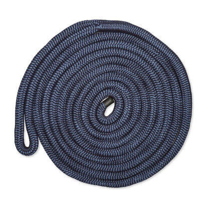 CMP Cordage Nylon Double Braid Dock Line - Navy Blue