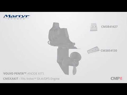 Volvo Penta SX-A & DPS Sterndrive Anode Kit Martyr CMSXAKIT (Aluminum, Zinc & Magnesium Options)