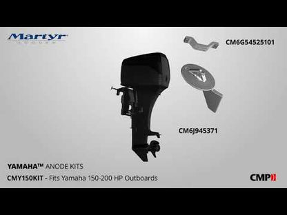 Yamaha Outboard 150-200 HP Anode Kit Martyr CMY150KIT (Aluminum & Magnesium Options)