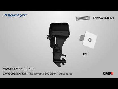 Yamaha Outboard 300-350 HP Anode Kit Martyr CMY300350XPKIT (Aluminum, Zinc & Magnesium Options)