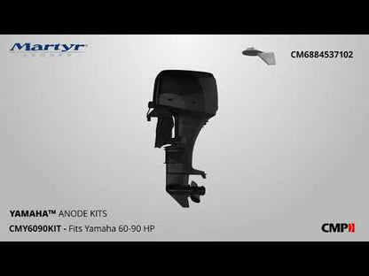 Yamaha Outboard 60-90 HP Anode Kit Martyr CMY6090KIT (Aluminum, Zinc & Magnesium Options)